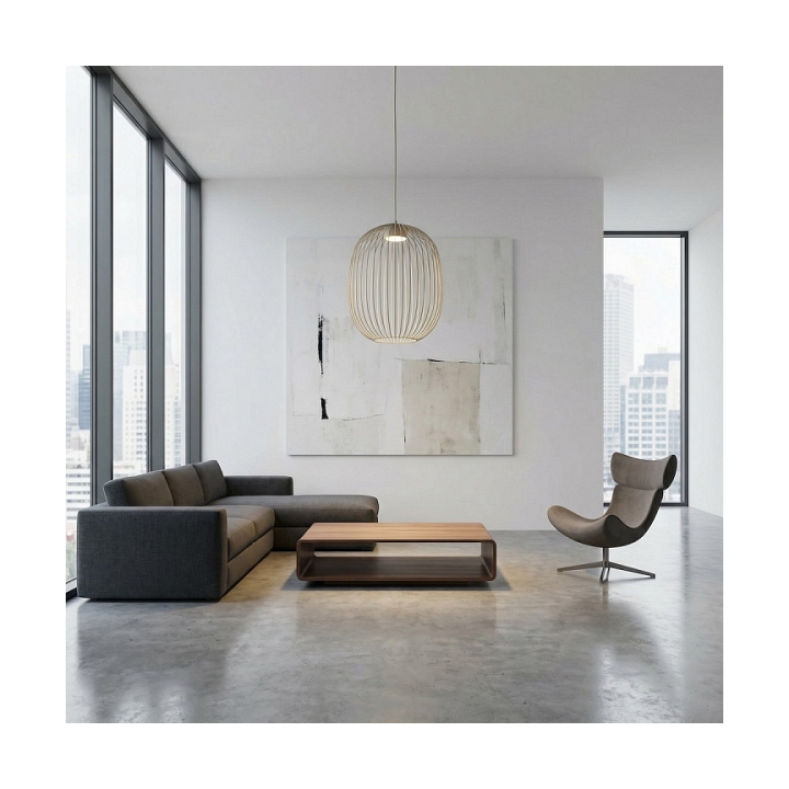 Lampa wisząca MANTRA 1 MOKKA - Emibig