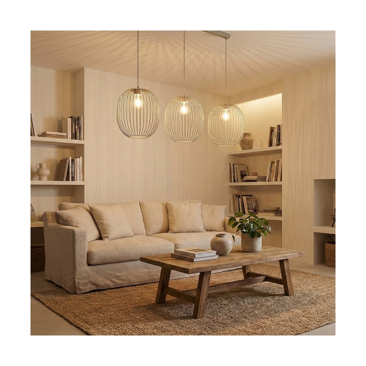 Lampa wisząca MANTRA 3 MOKKA - Emibig
