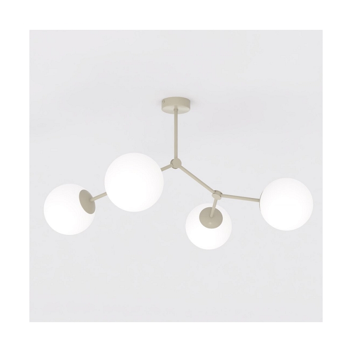 Lampa sufitowa SPACE 4 MOKKA OPAL - Emibig