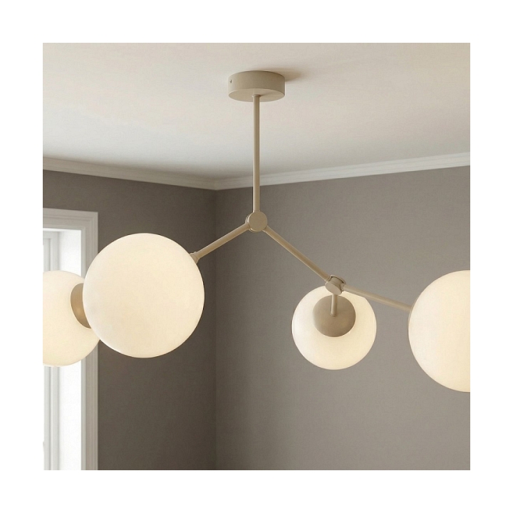 Lampa sufitowa SPACE 4 MOKKA OPAL - Emibig