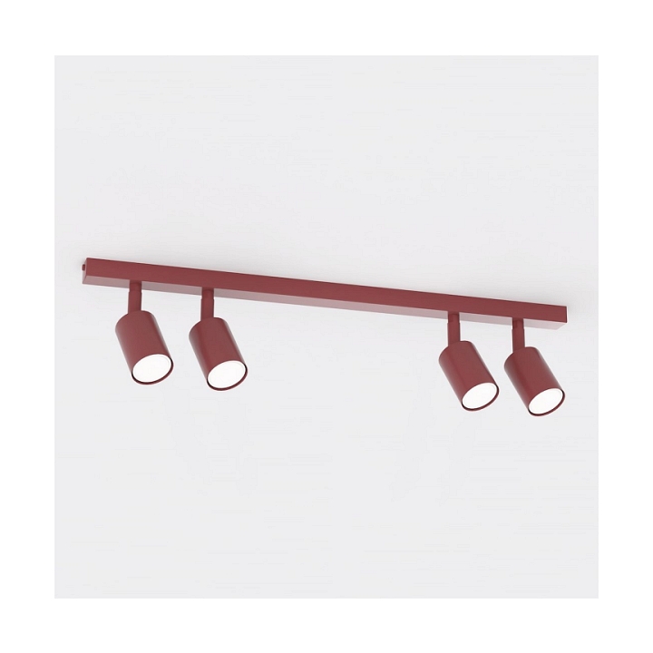 Lampa sufitowa FLASH 4 BURGUNDY - Emibig