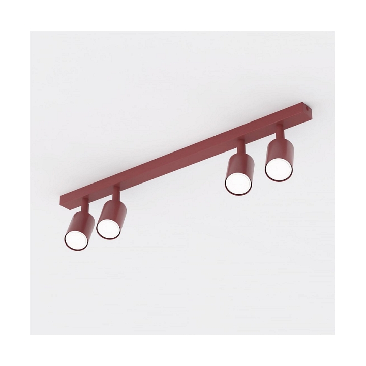 Lampa sufitowa FLASH 4 BURGUNDY - Emibig