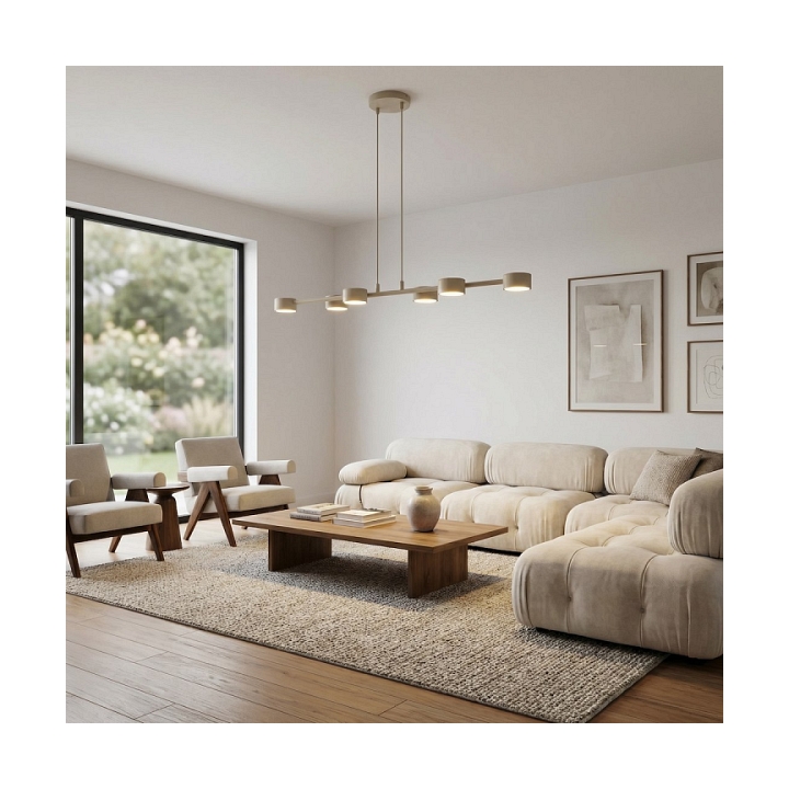 Lampa wisząca MEGARA 6 MOKKA - Emibig