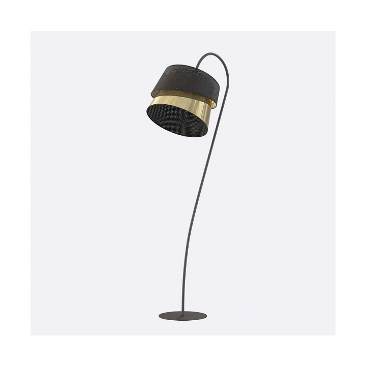 Lampa podłogowa CANVA LP1 BLACK GOLD - Emibig