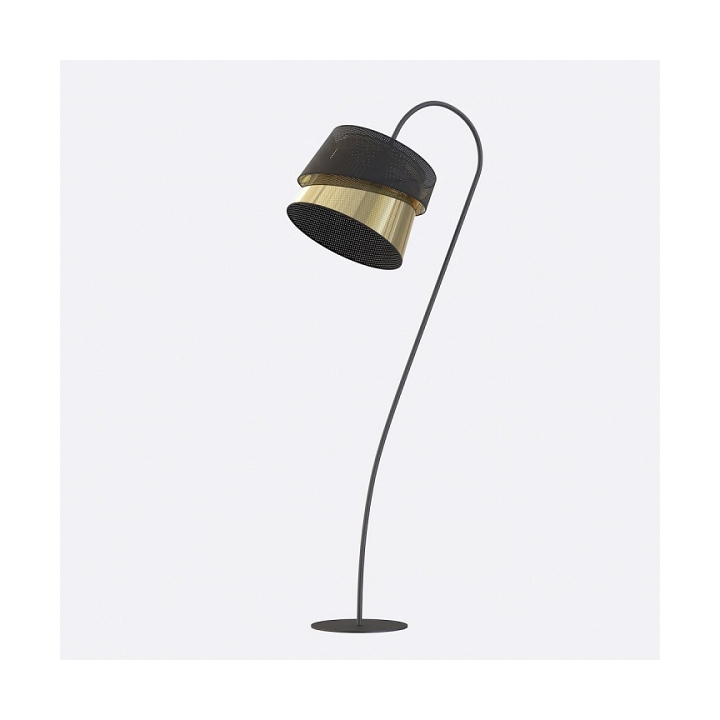 Lampa podłogowa CANVA LP1 BLACK GOLD - Emibig