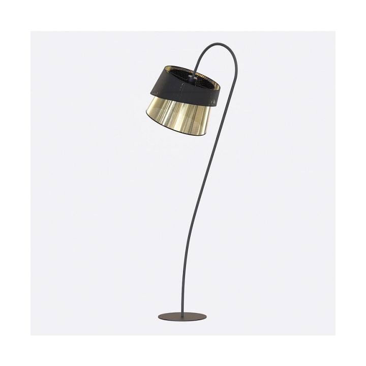 Lampa podłogowa CANVA LP1 BLACK GOLD - Emibig