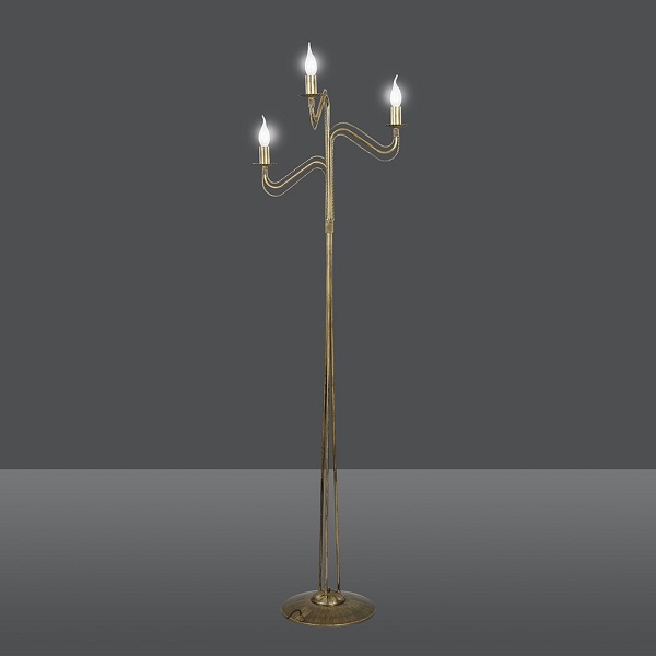 Lampa podłogowa TORI LP3 GOLD - Emibig