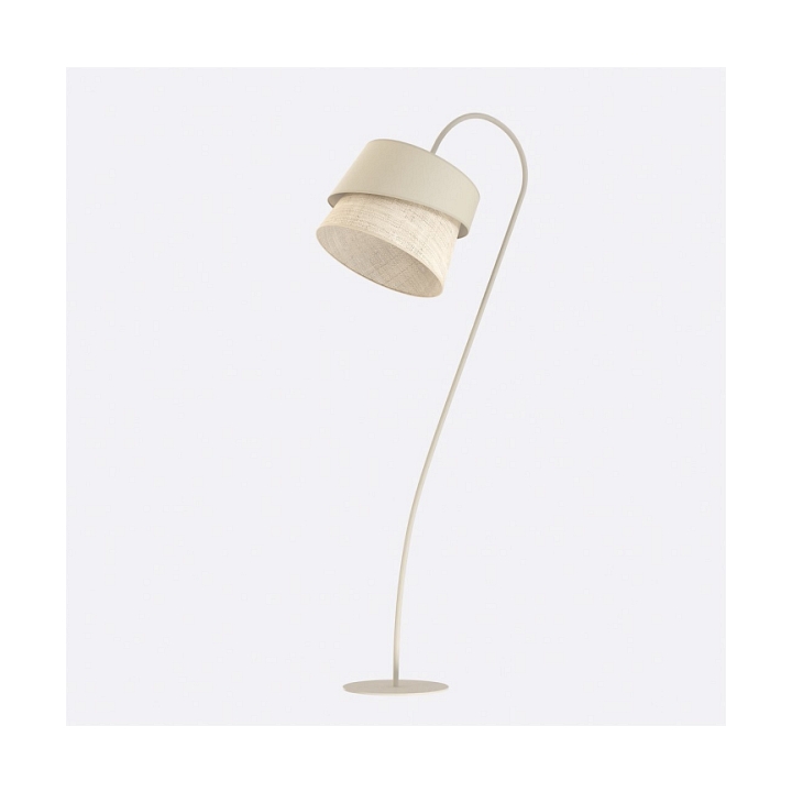 Lampa podłogowa CANVA LP1 MOKKA RATTAN - Emibig