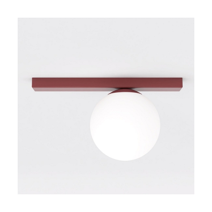 Lampa sufitowa FIT 1 BURGUNDY OPAL - Emibig