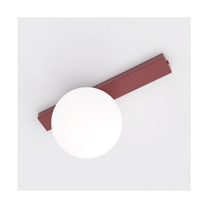 Lampa sufitowa FIT 1 BURGUNDY OPAL - Emibig