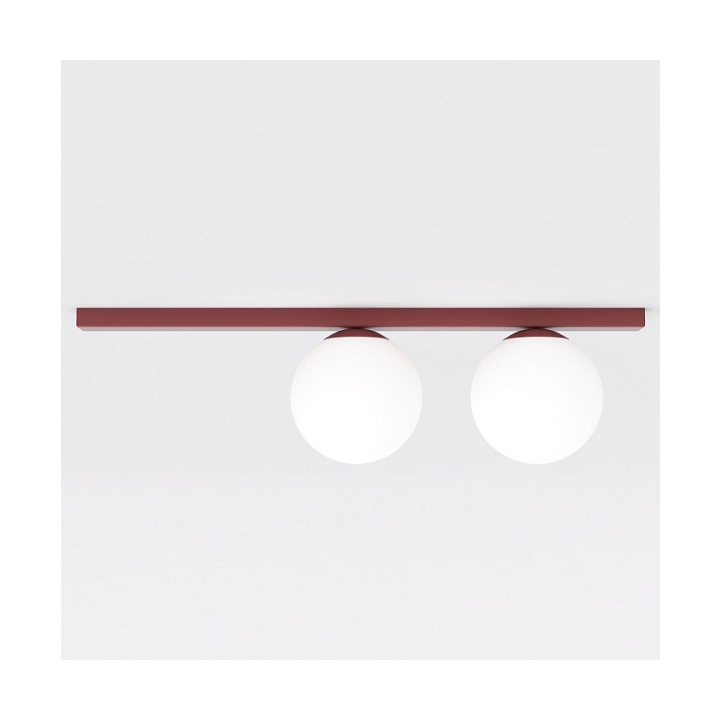 Lampa sufitowa FIT 2 BURGUNDY OPAL - Emibig
