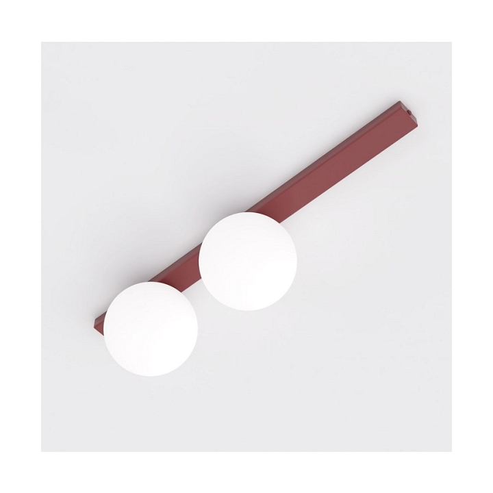 Lampa sufitowa FIT 2 BURGUNDY OPAL - Emibig