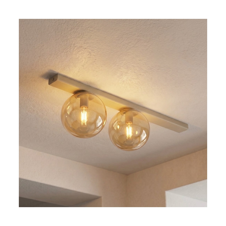 Lampa sufitowa FIT 2 MOKKA AMBER - Emibig
