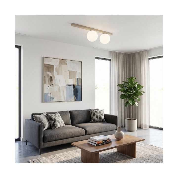 Lampa sufitowa FIT 2 MOKKA OPAL - Emibig