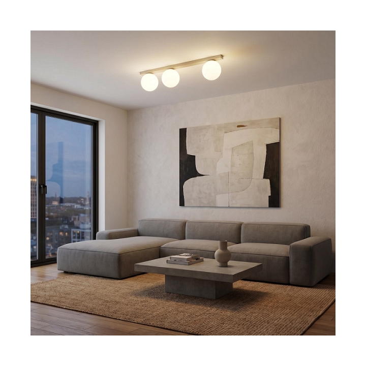 Lampa sufitowa FIT 3 MOKKA OPAL - Emibig