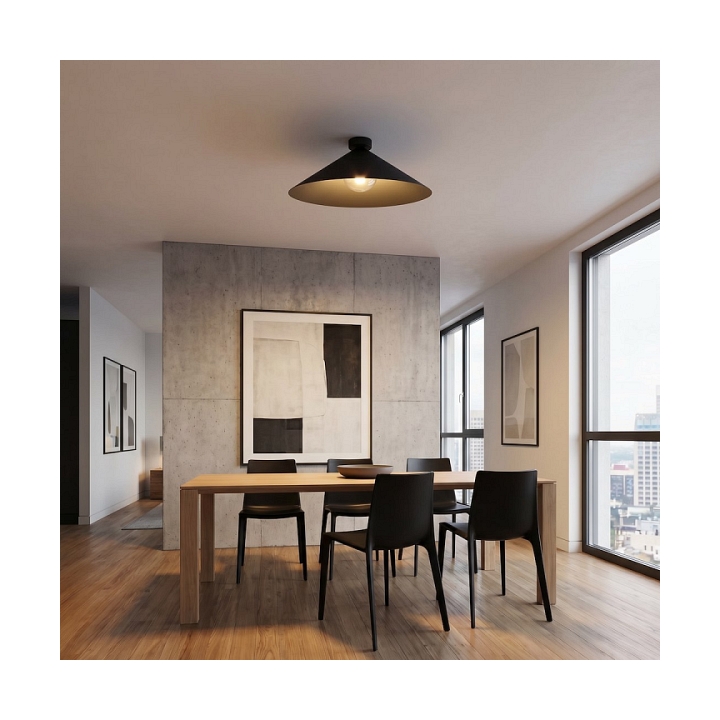 Lampa sufitowa MONO 1L PLAFON BL GRAFIT - Emibig