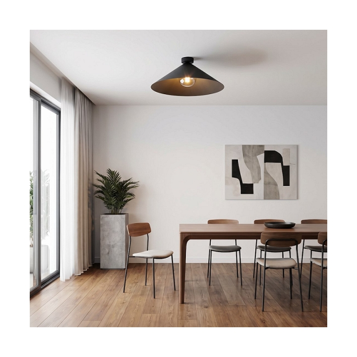 Lampa sufitowa MONO 1L PLAFON BL GRAFIT - Emibig