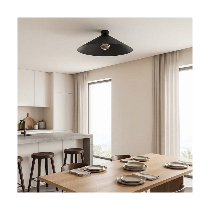 Lampa sufitowa MONO 1L PLAFON BL GRAFIT - Emibig