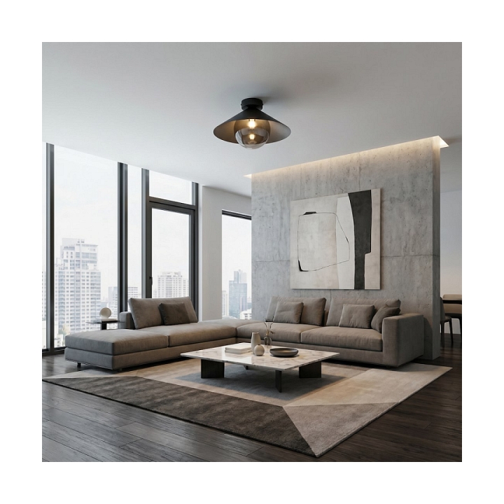 Lampa sufitowa MONO 1S PLAFON BL GRAFIT - Emibig