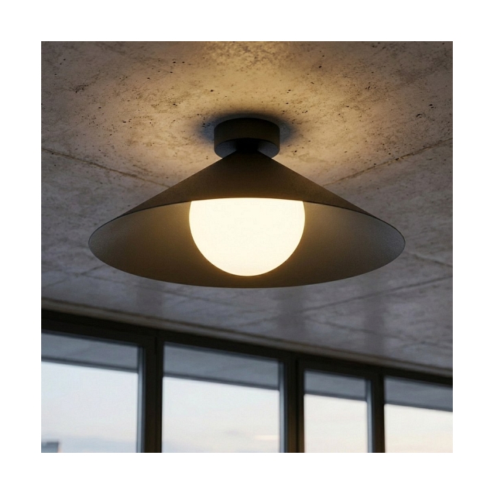 Lampa sufitowa MONO 1M PLAFON BL OPAL - Emibig