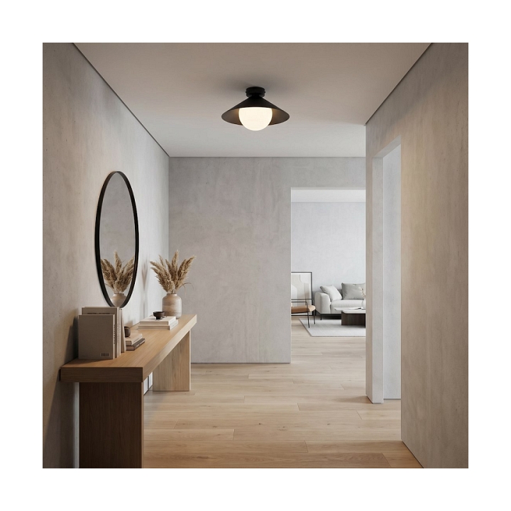 Lampa sufitowa MONO 1S PLAFON BL OPAL - Emibig