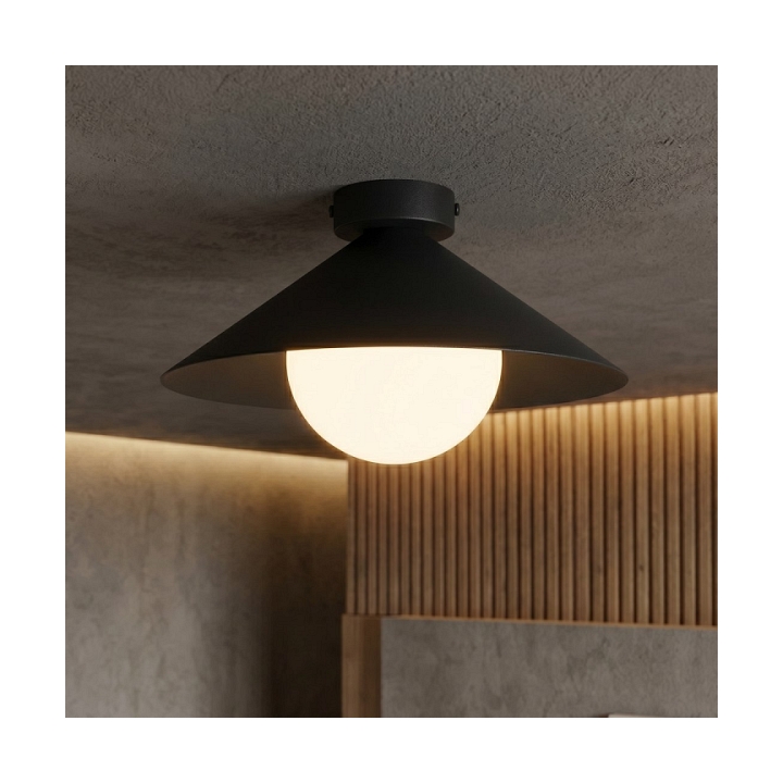 Lampa sufitowa MONO 1S PLAFON BL OPAL - Emibig