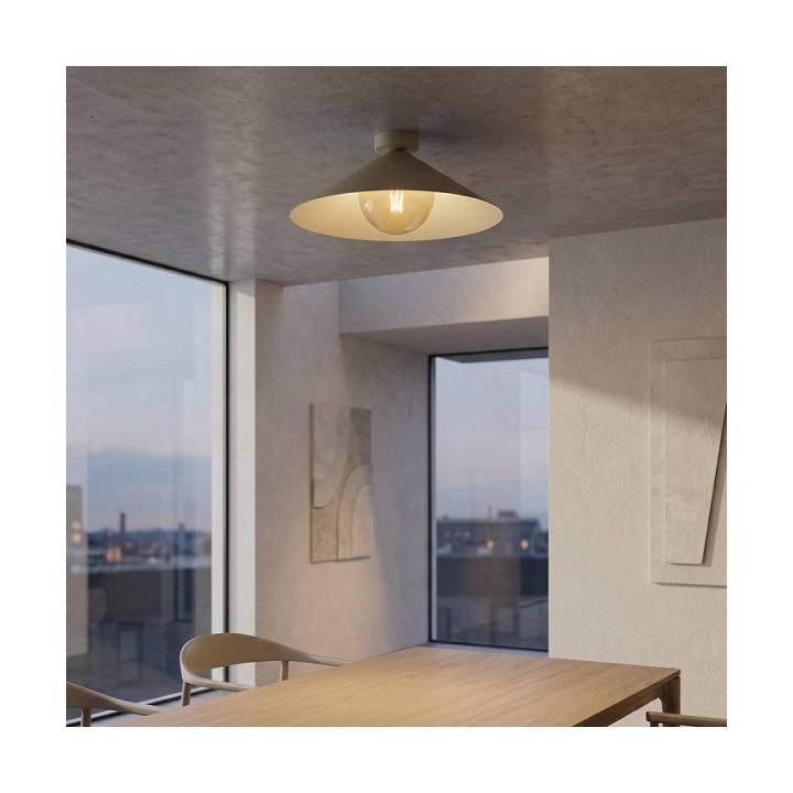 Lampa sufitowa MONO 1M PLAFON MOKKA AMBER - Emibig