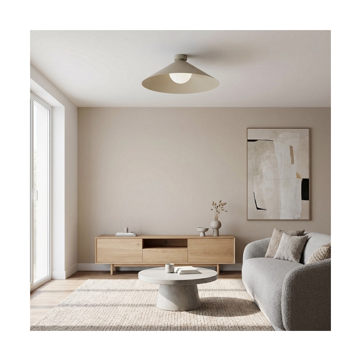Lampa sufitowa MONO 1L PLAFON MOKKA OPAL - Emibig