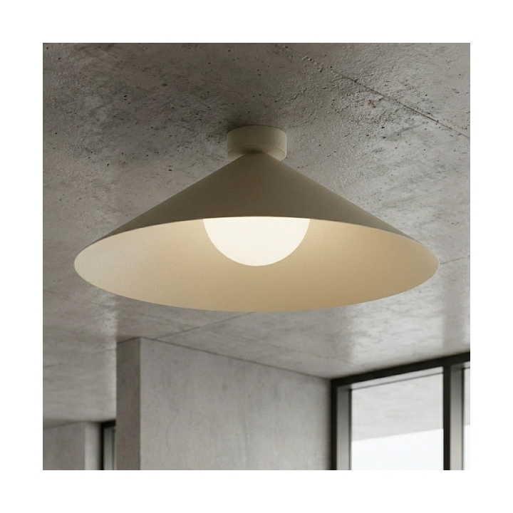 Lampa sufitowa MONO 1L PLAFON MOKKA OPAL - Emibig