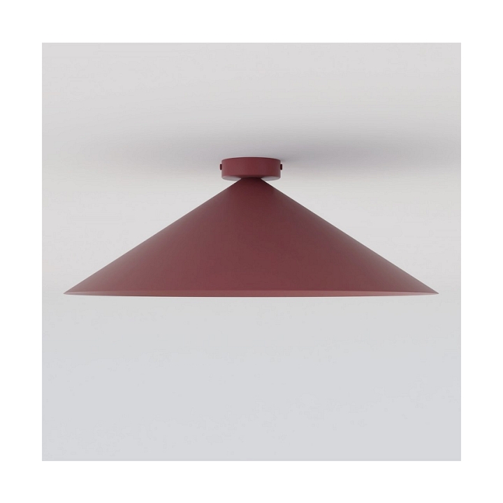 Lampa sufitowa MONO 1L PLAFON BURGUNDY OPAL - Emibig