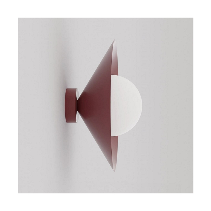 Lampa sufitowa MONO K1S BURGUNDY OPAL - Emibig