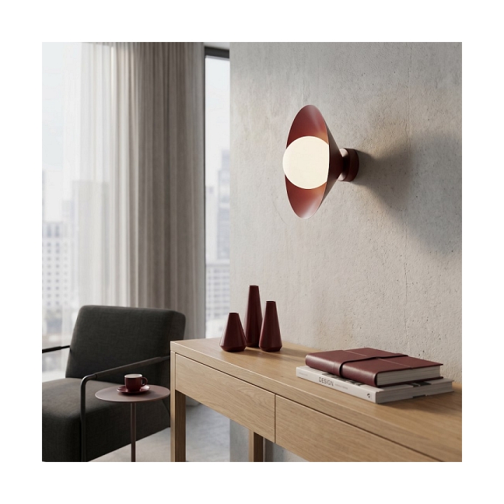 Lampa sufitowa MONO K1S BURGUNDY OPAL - Emibig