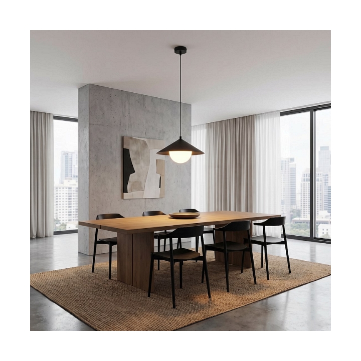 Lampa sufitowa MONO 1S BL OPAL - Emibig