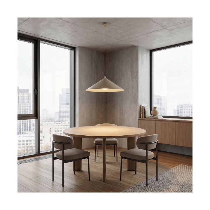 Lampa sufitowa MONO 1L MOKKA AMBER - Emibig