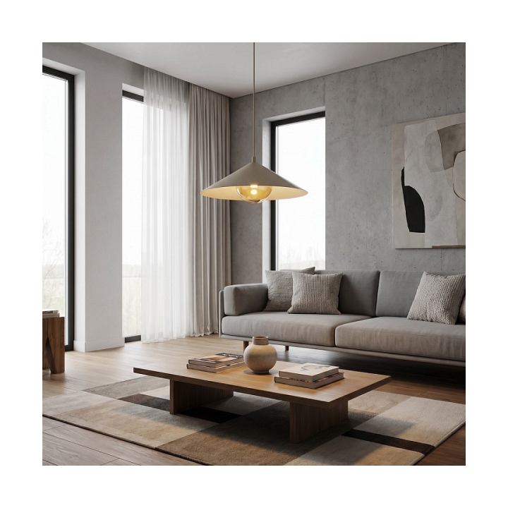 Lampa sufitowa MONO 1M MOKKA AMBER - Emibig