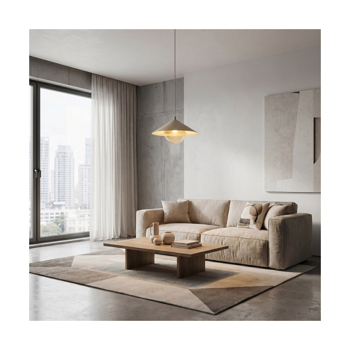 Lampa sufitowa MONO 1S MOKKA AMBER - Emibig