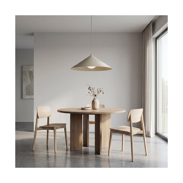 Lampa sufitowa MONO 1L MOKKA OPAL - Emibig