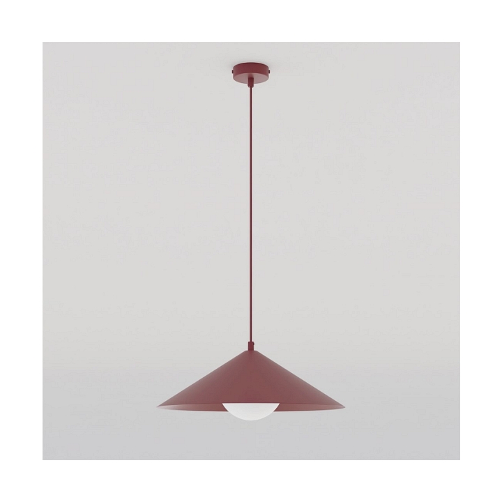 Lampa sufitowa MONO 1M BURGUNDY OPAL - Emibig