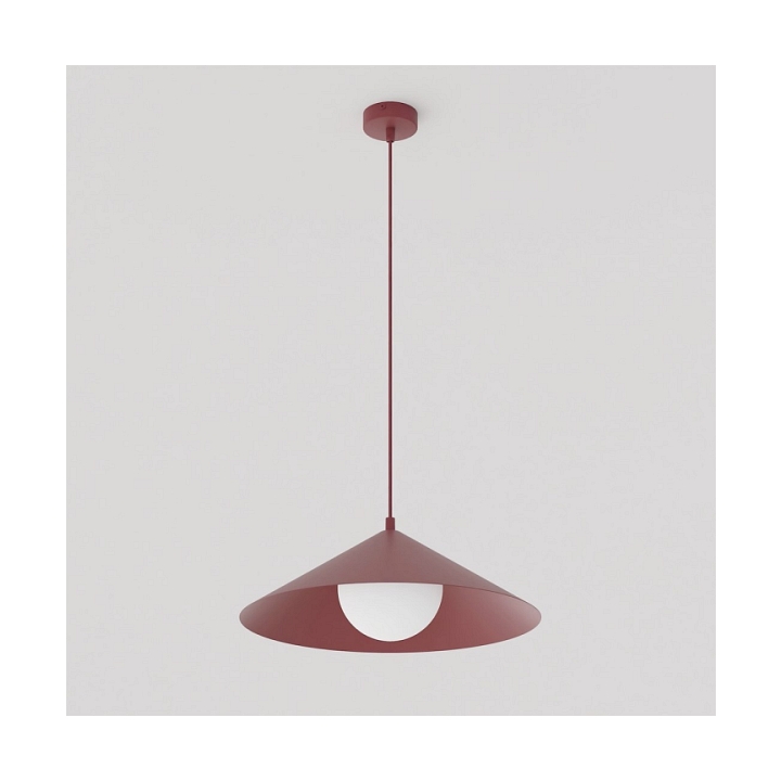Lampa sufitowa MONO 1M BURGUNDY OPAL - Emibig