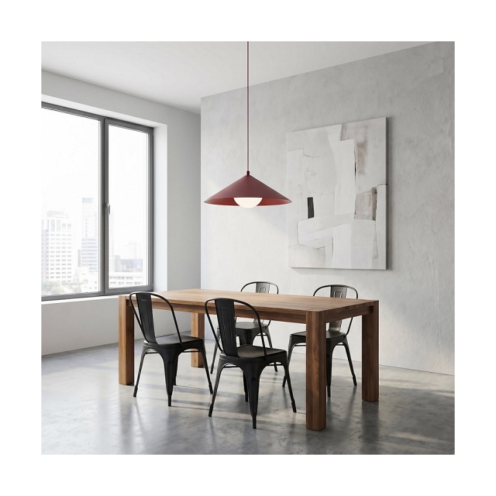 Lampa sufitowa MONO 1M BURGUNDY OPAL - Emibig