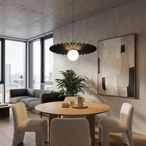 Lampa wisząca UMBRA 1 BLACK - Emibig