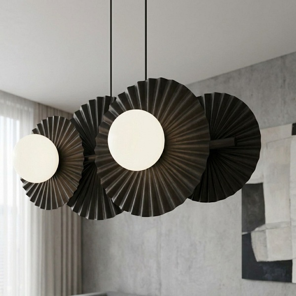 Lampa wisząca UMBRA 4 BLACK - Emibig