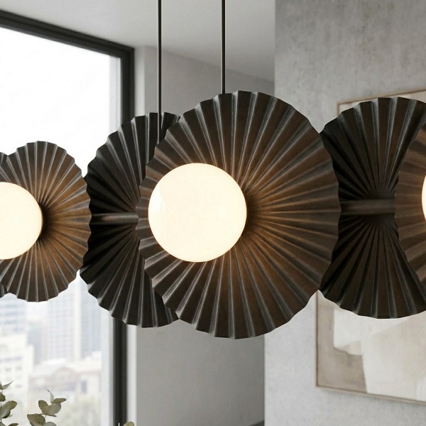 Lampa wisząca UMBRA 6 BLACK - Emibig