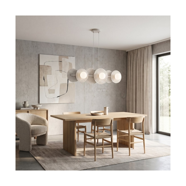 Lampa wisząca UMBRA 6 WHITE - Emibig