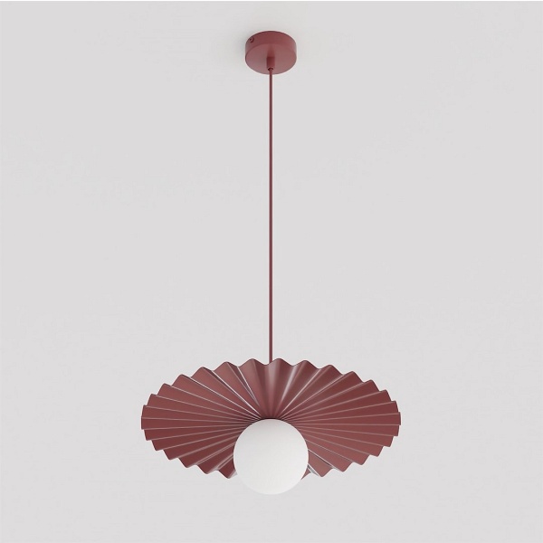 Lampa wisząca UMBRA 1 BURGUNDY - Emibig