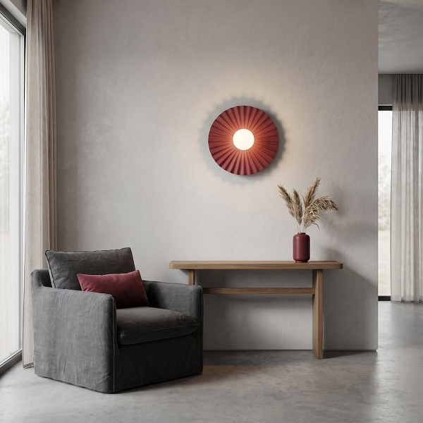 Kinkiet UMBRA K1 BURGUNDY L - Emibig