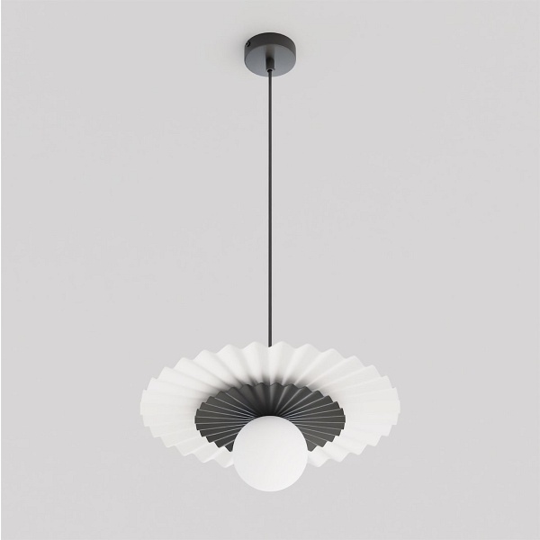 Lampa wisząca UMBRA 1 WHITE-BLACK - Emibig