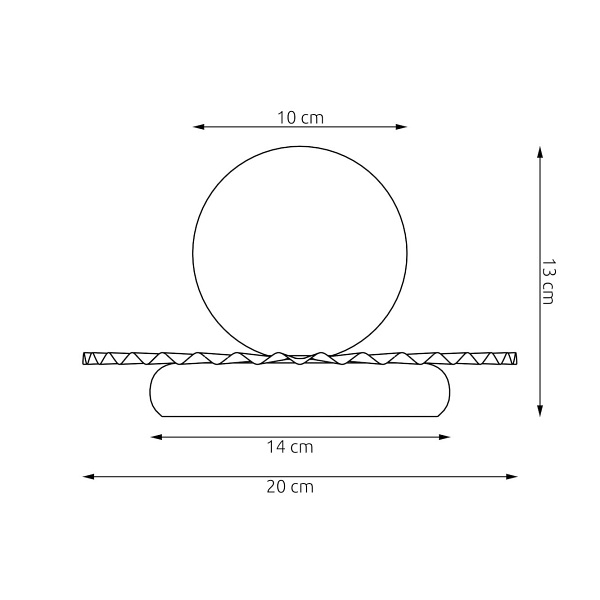 Lampka biurkowa UMBRA LN1 MOKKA BLACK - Emibig
