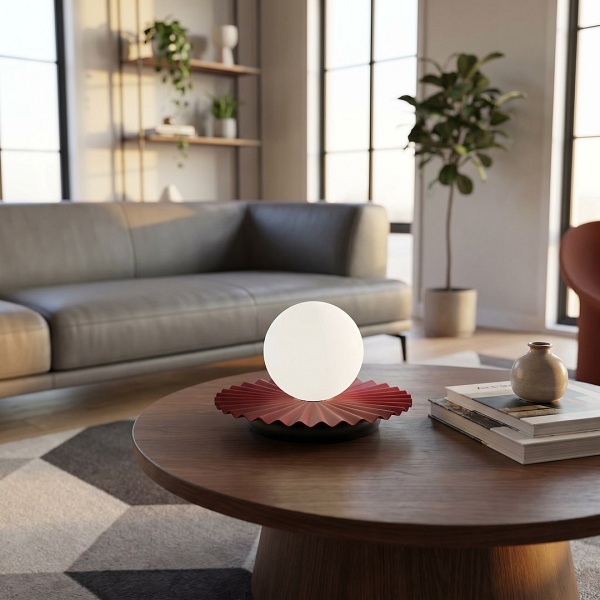 Lampka biurkowa UMBRA LN 1 BURGUNDY BLACK - Emibig
