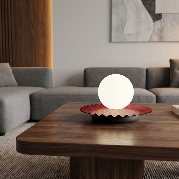 Lampka biurkowa UMBRA LN 1 BURGUNDY BLACK - Emibig